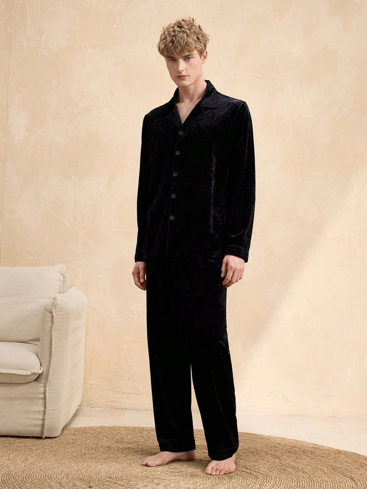 Compleu pijamale SHEIN, negru
