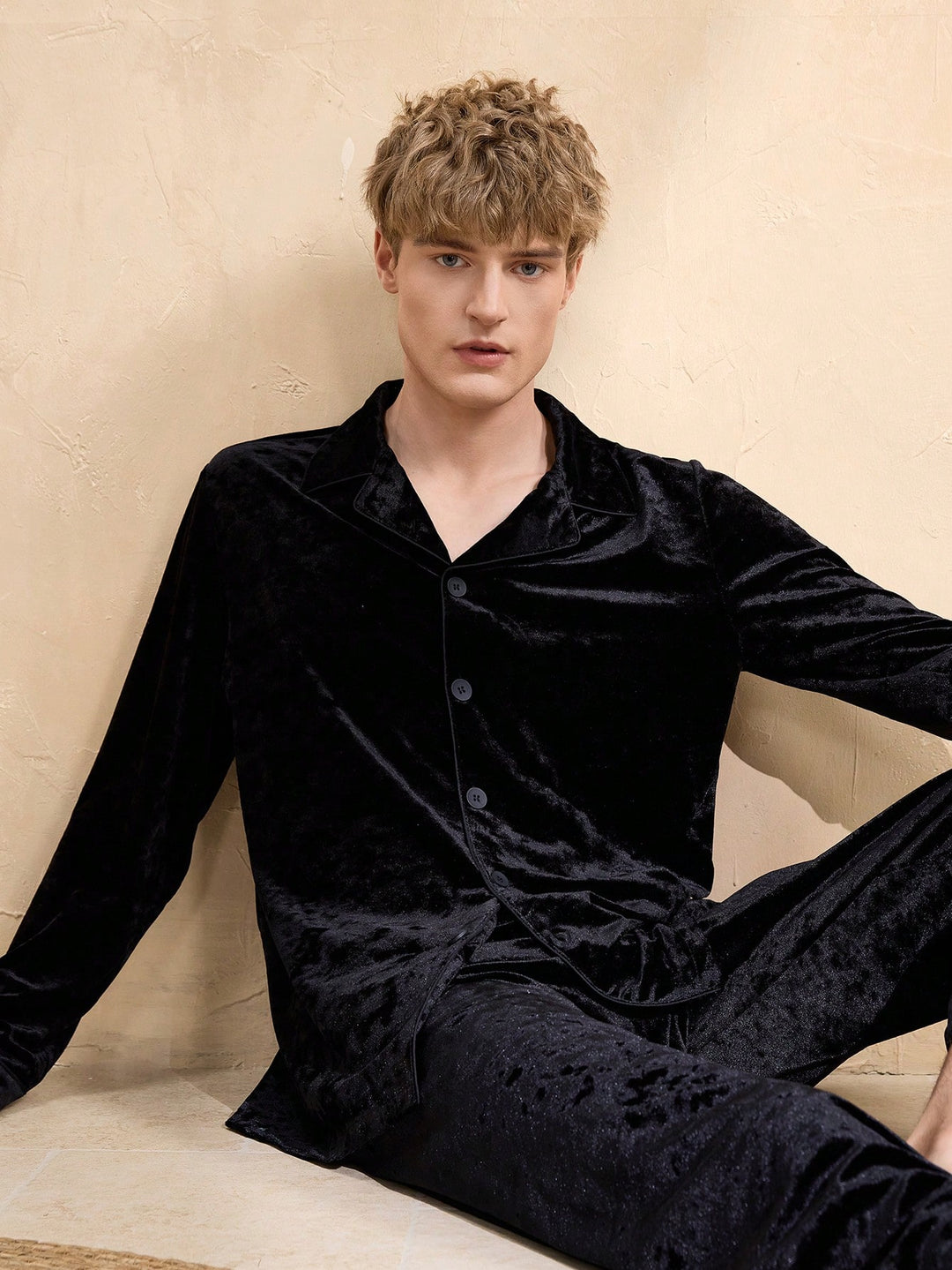 Compleu pijamale SHEIN, negru