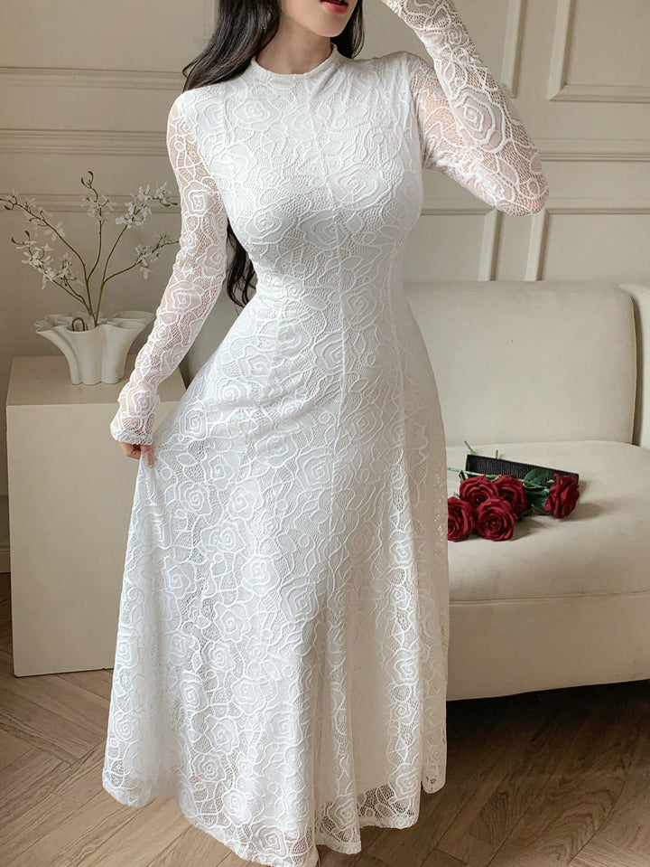 Rochie maxi SHEIN, alb