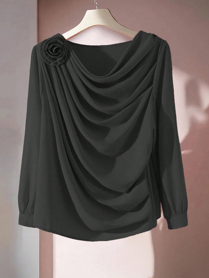 SHEIN blúz, fekete