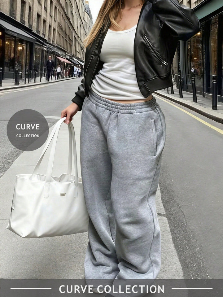 Pantaloni SHEIN, gri