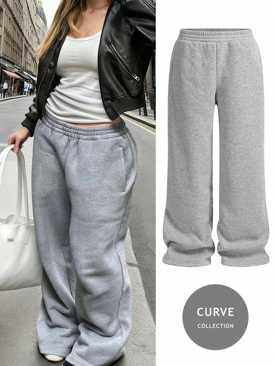 Pantaloni SHEIN, gri