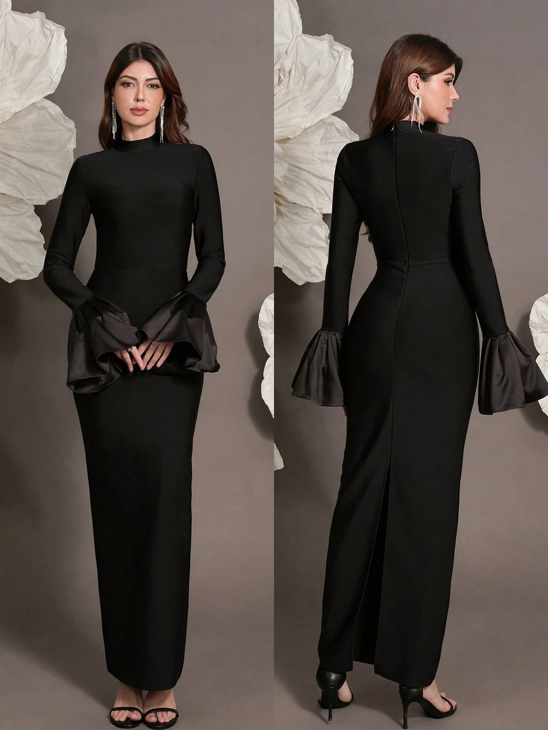 Rochie maxi SHEIN, negru