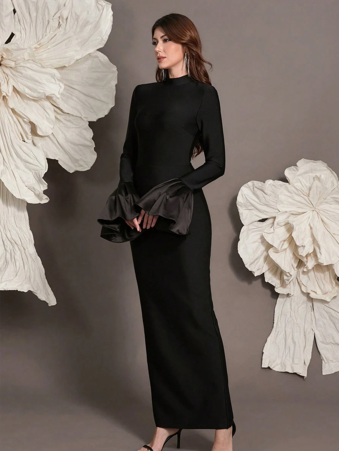 Rochie maxi SHEIN, negru