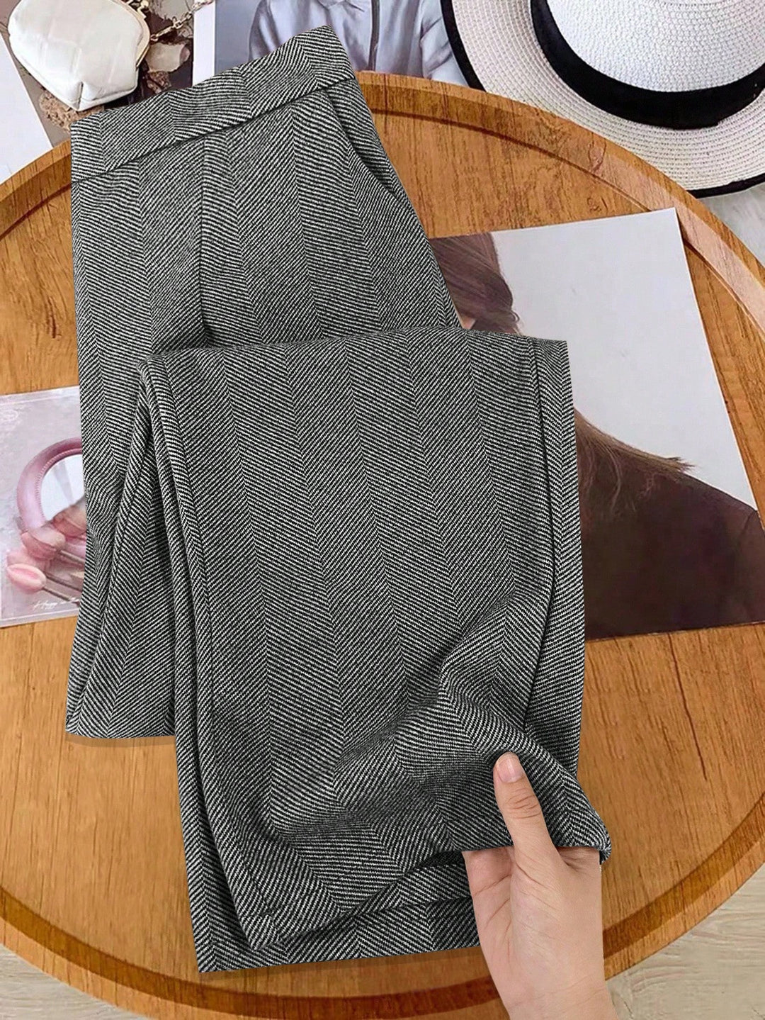 Pantaloni SHEIN, gri