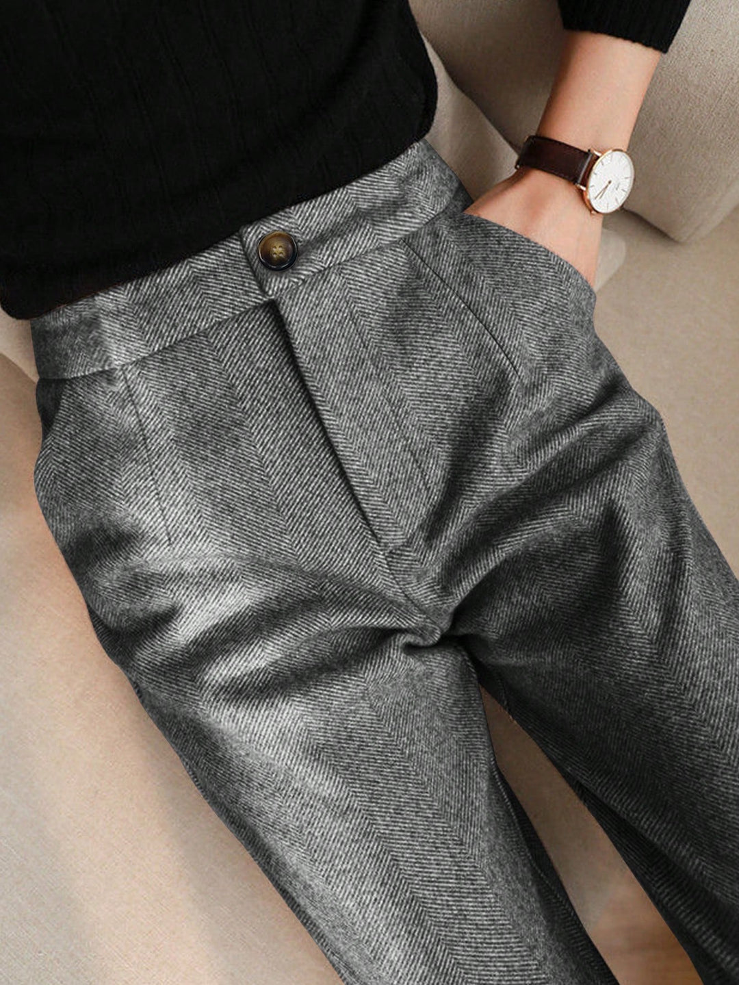 Pantaloni SHEIN, gri