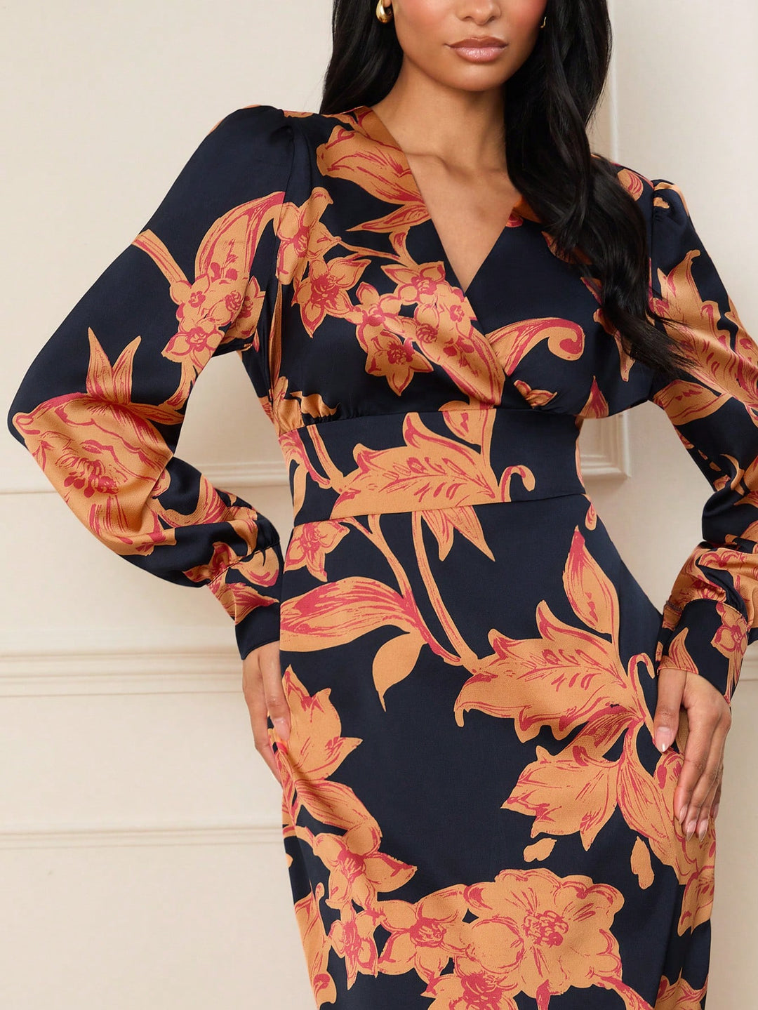 Rochie midi SHEIN, mix culori