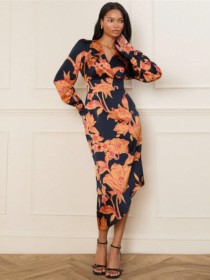 Rochie midi SHEIN, mix culori