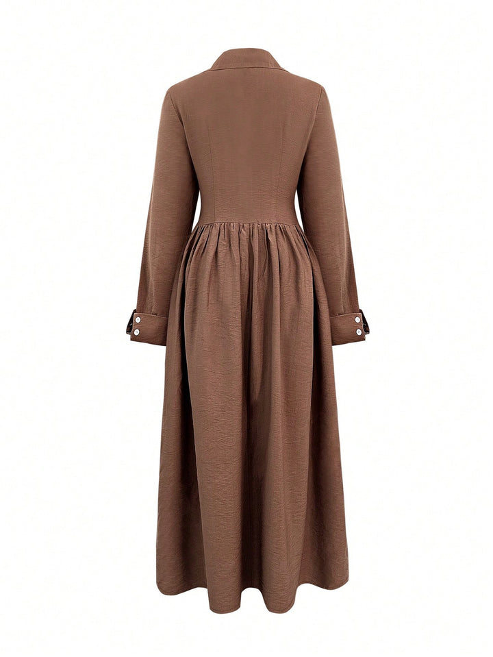 Rochie maxi SHEIN, maro