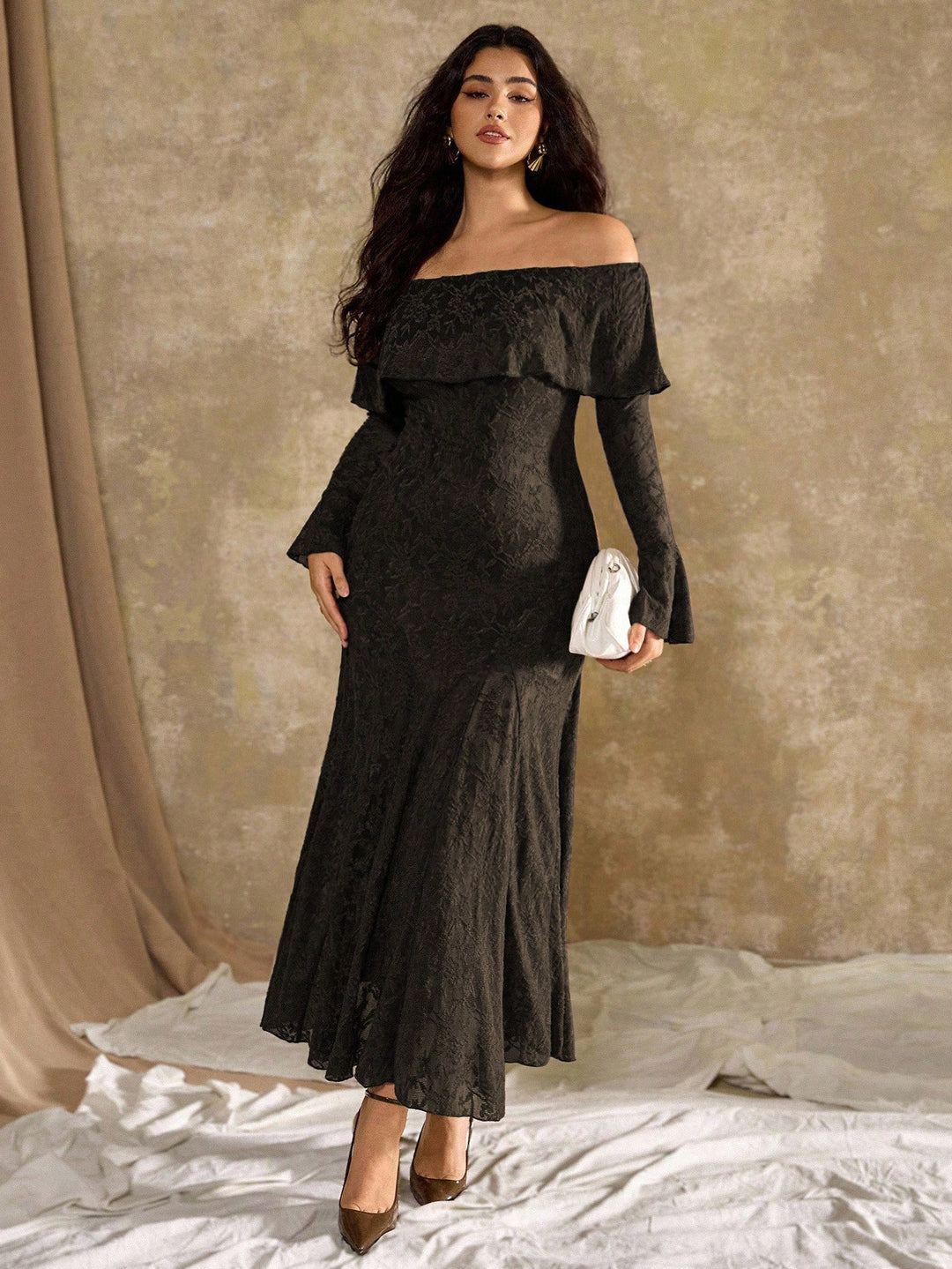 Rochie SHEIN, maro