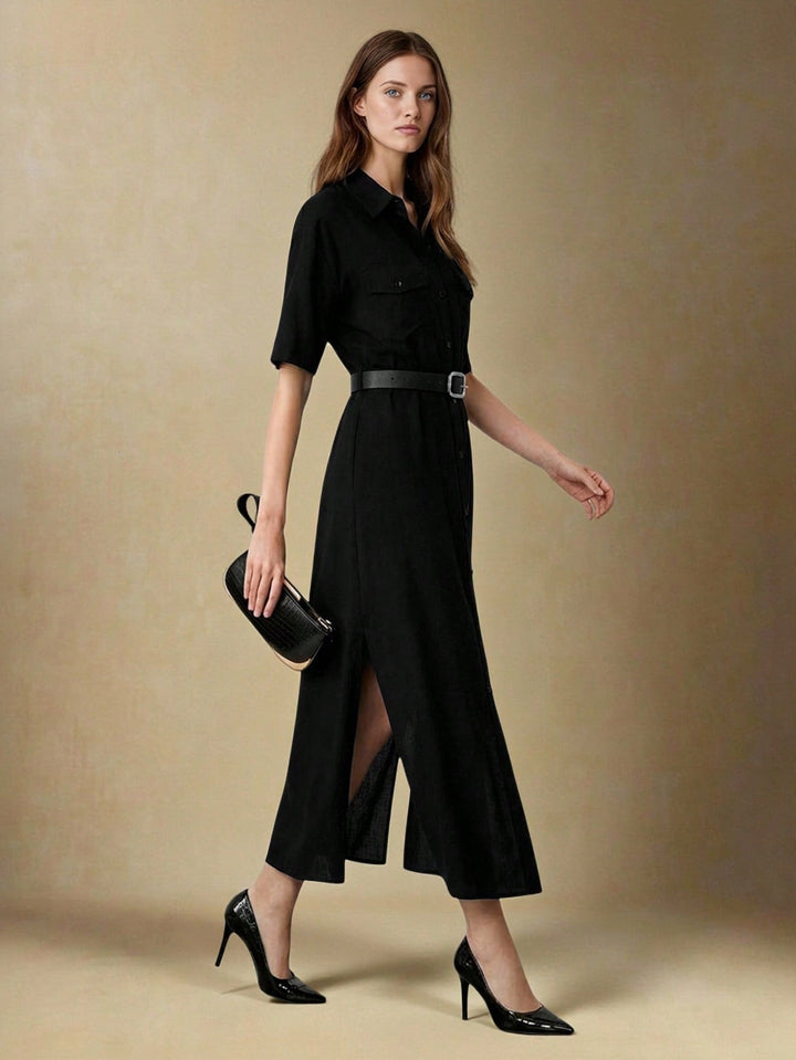 Rochie maxi SHEIN, negru