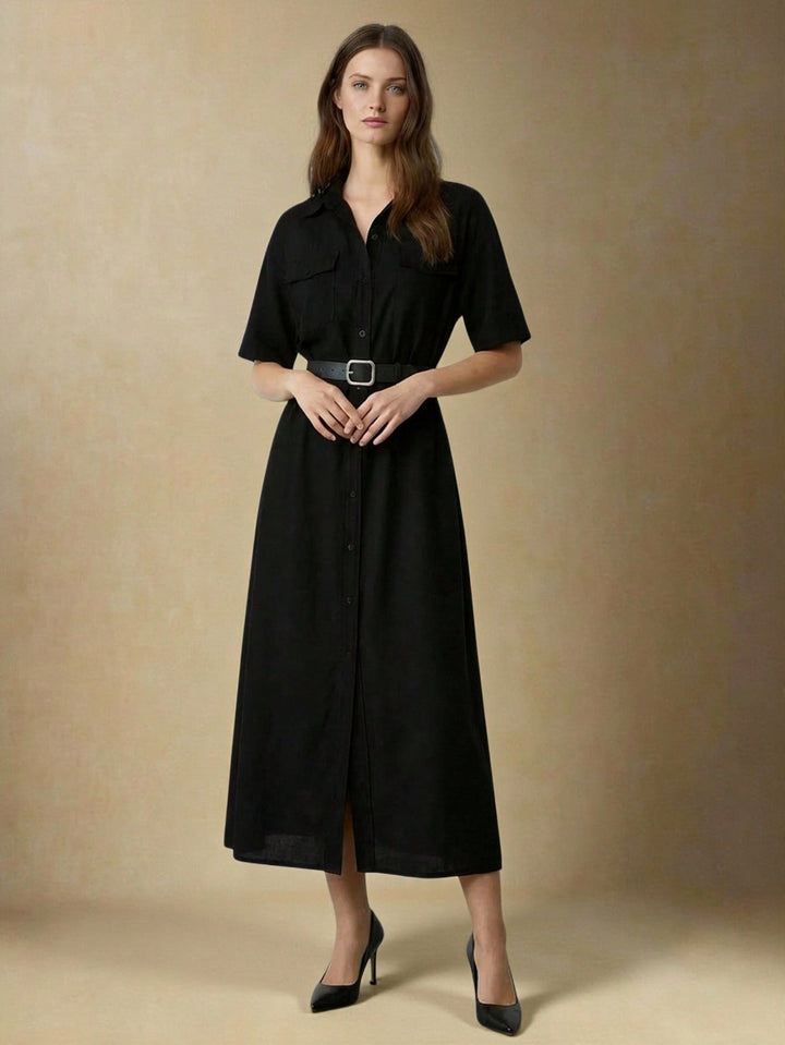 Rochie maxi SHEIN, negru