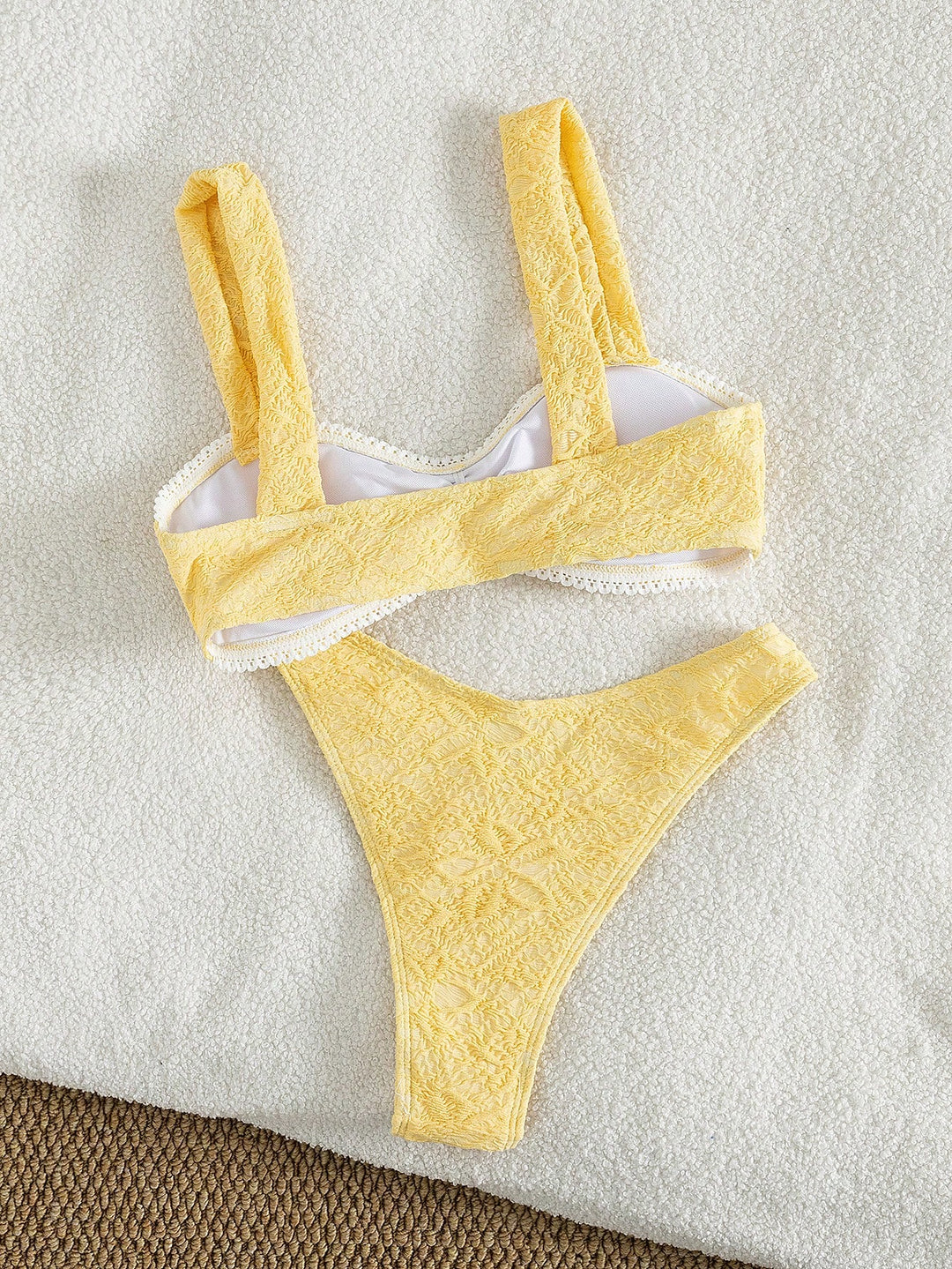 Set bikini SHEIN, galben