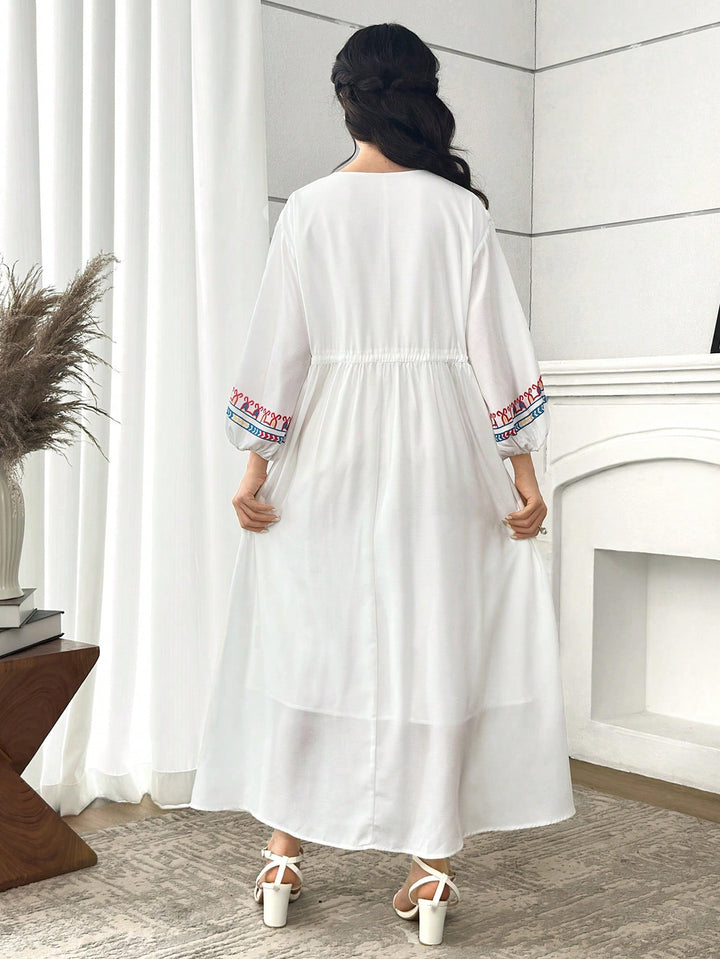 Rochie maxi SHEIN, alb