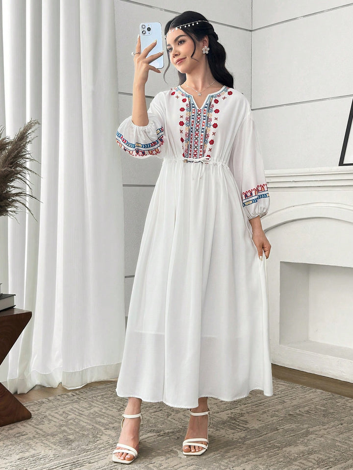 Rochie maxi SHEIN, alb