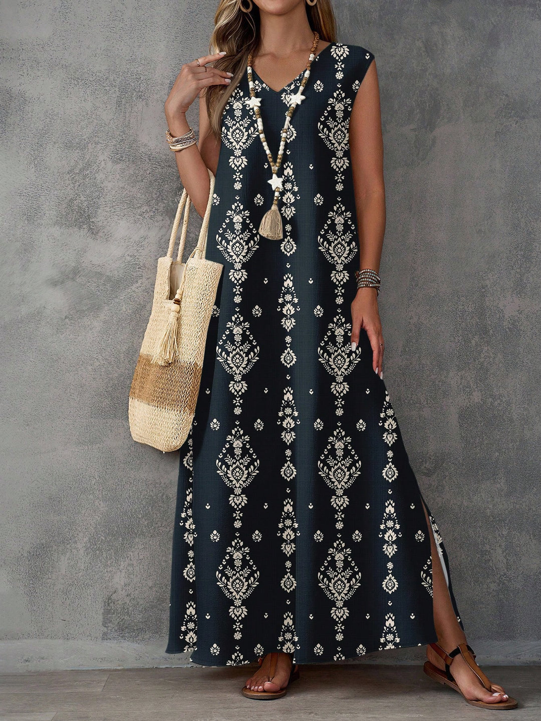 Rochie maxi SHEIN, mix culori