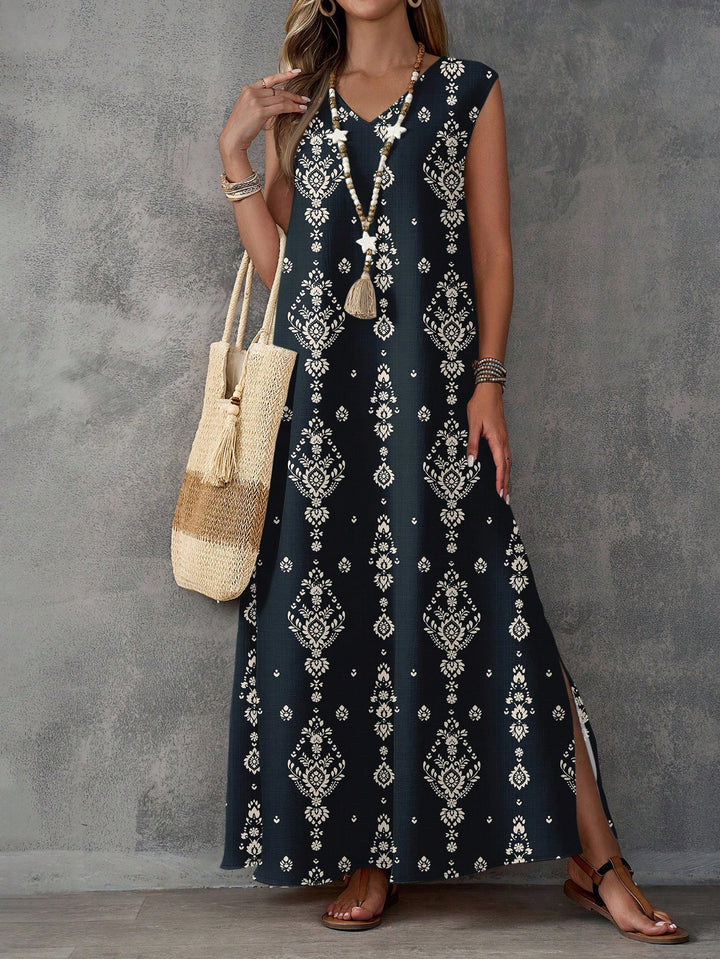 Rochie maxi SHEIN, mix culori