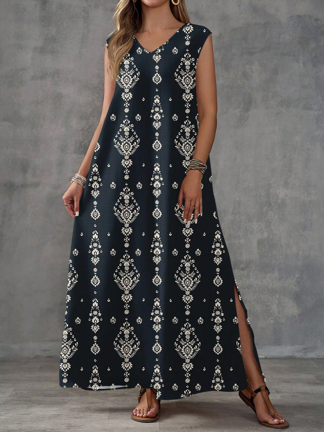 Rochie maxi SHEIN, mix culori