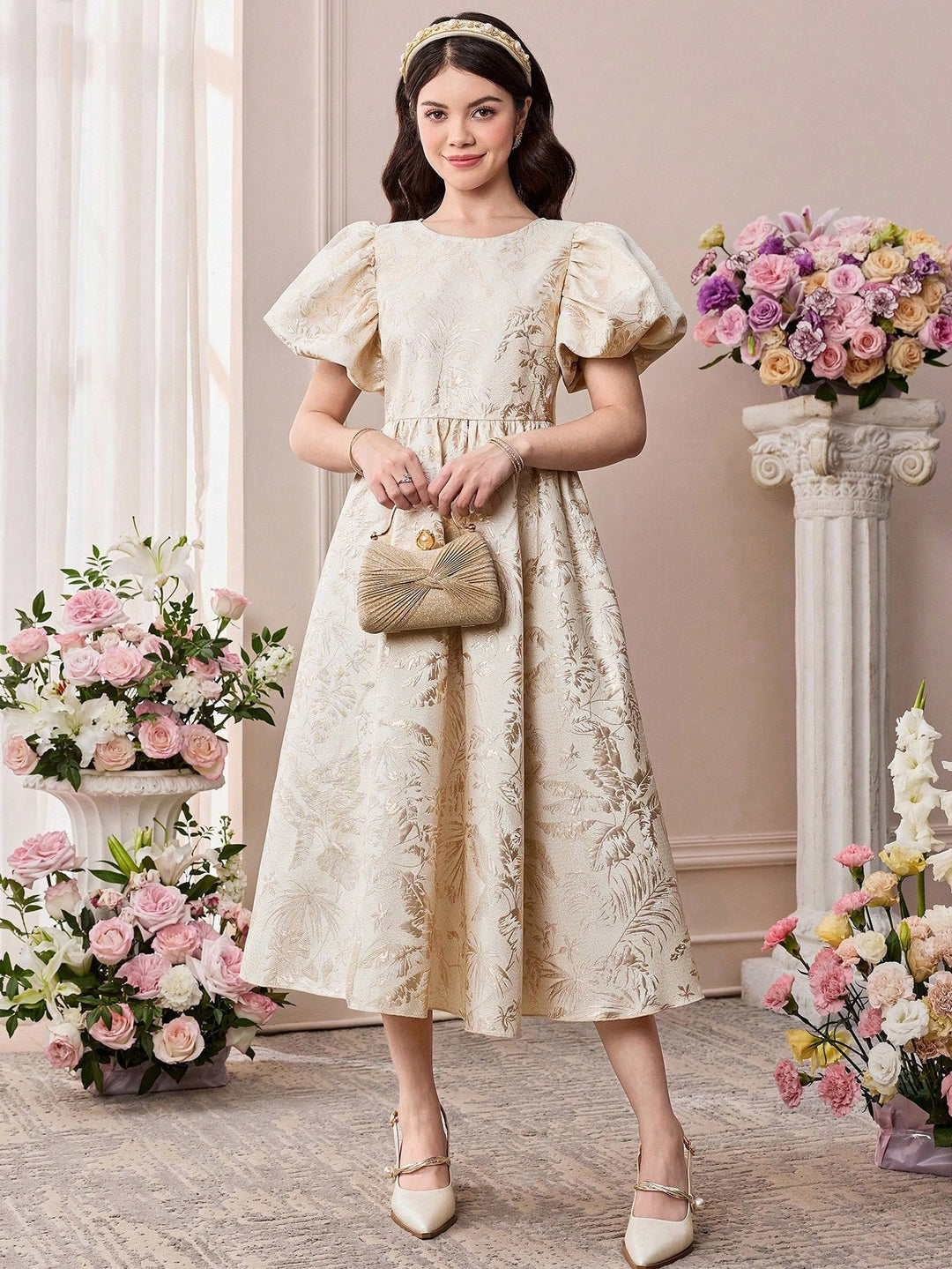 Rochie SHEIN, bej