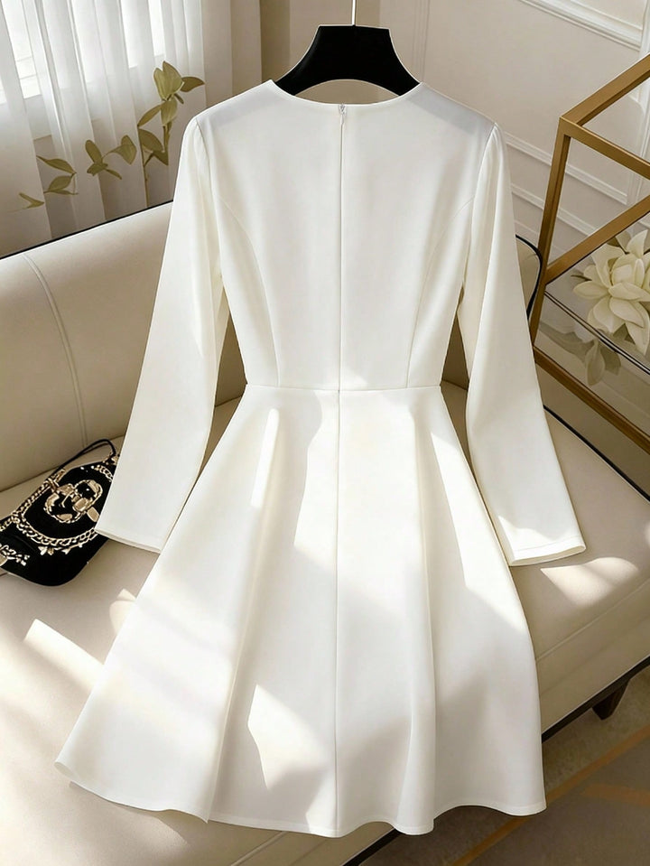 Rochie midi SHEIN, alb