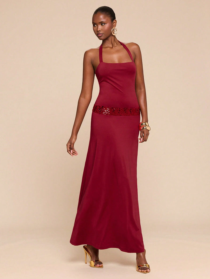 Rochie maxi SHEIN, roșu
