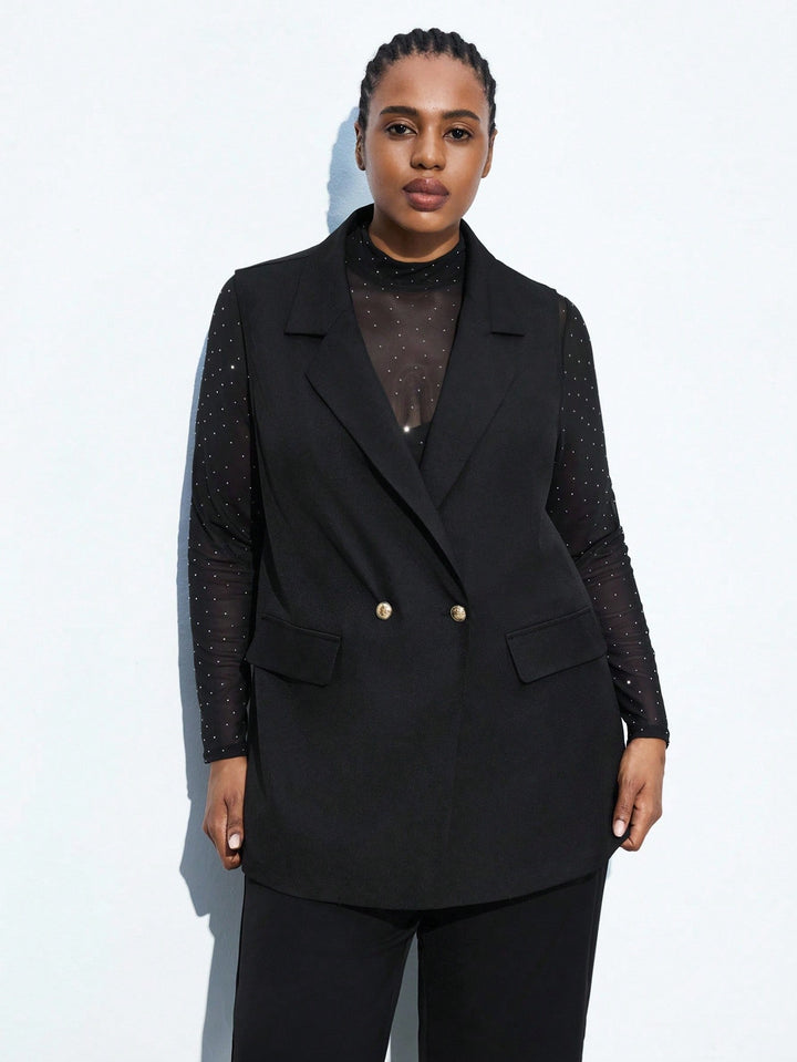 Sacou SHEIN, negru