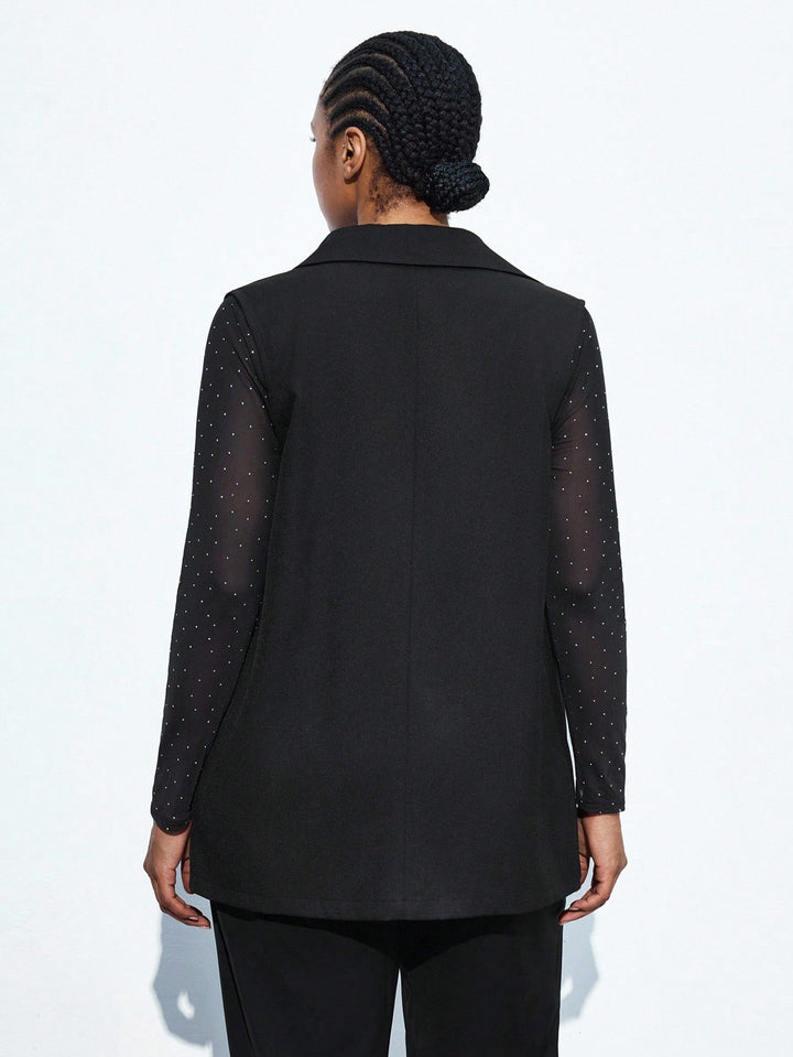 Sacou SHEIN, negru