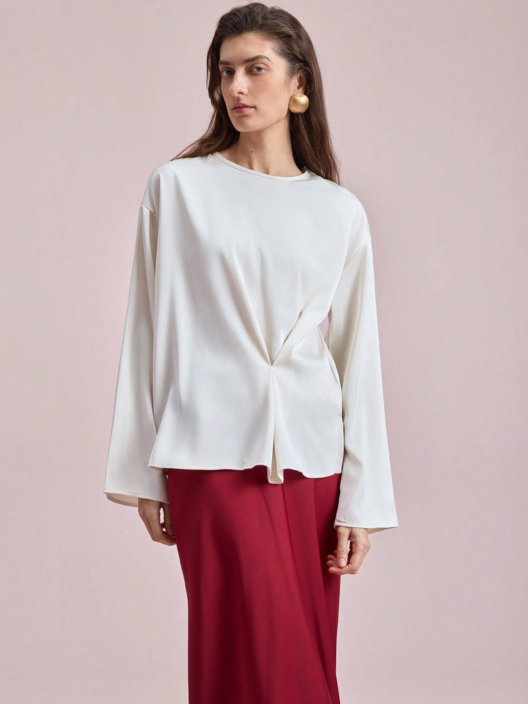 Top SHEIN, alb