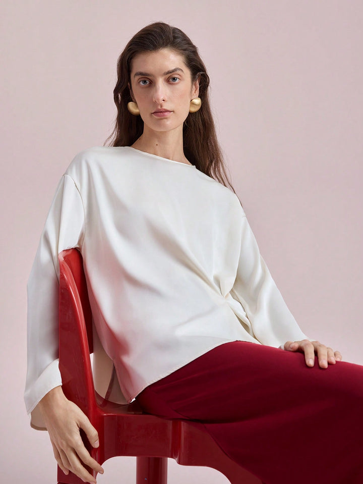 Top SHEIN, alb