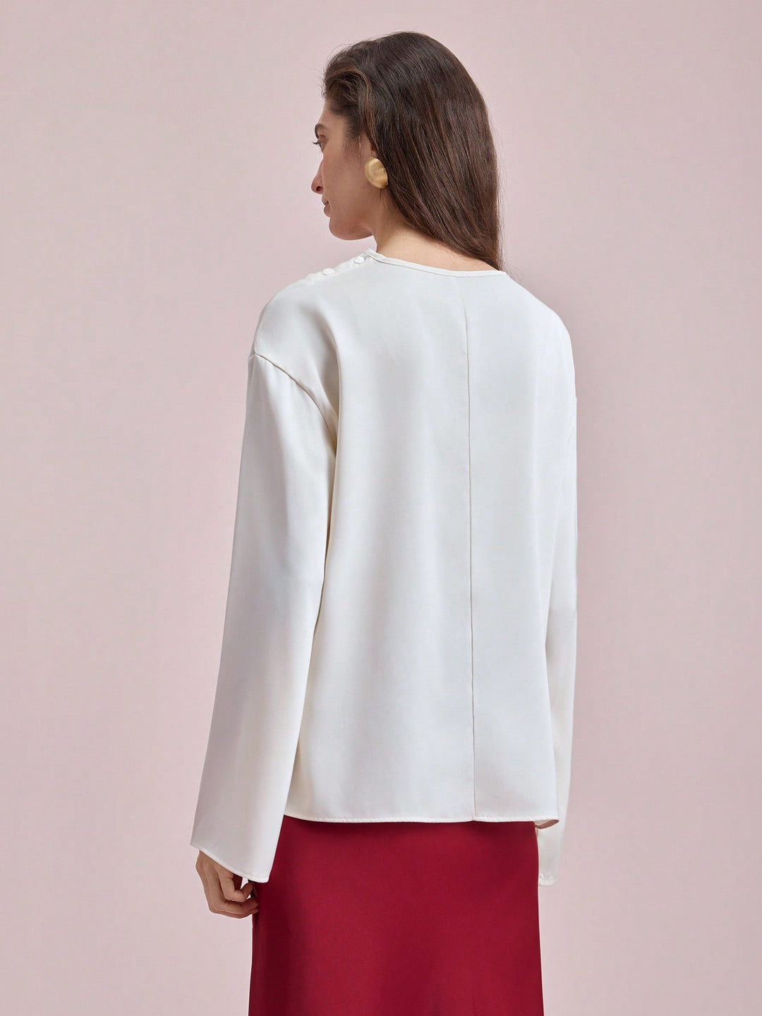 Top SHEIN, alb