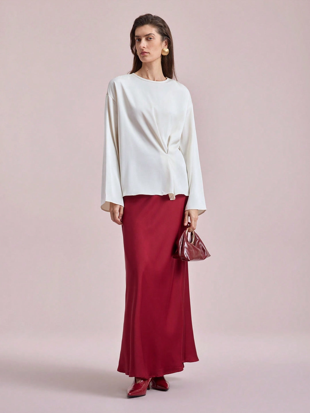Top SHEIN, alb