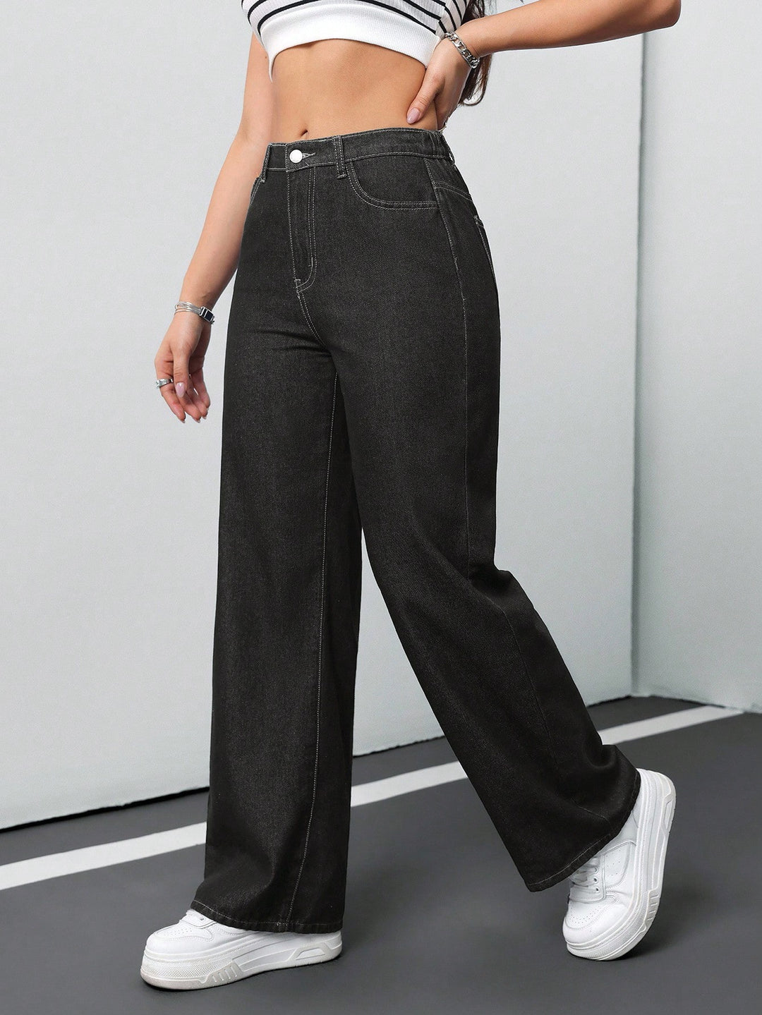 Jeans SHEIN, negru