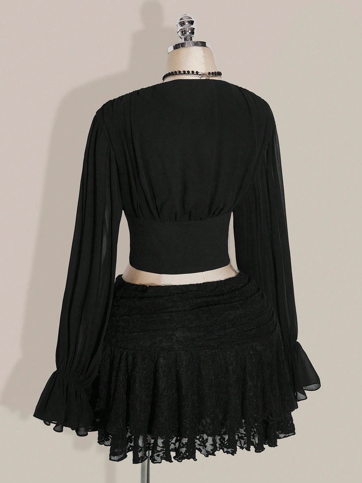 Fustă maxi SHEIN, negru