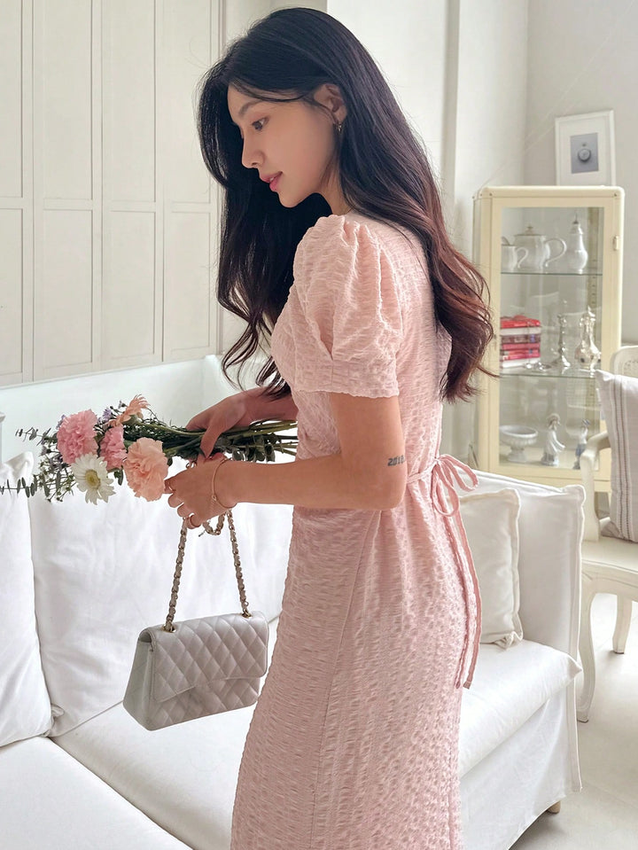 Rochie midi SHEIN, roz