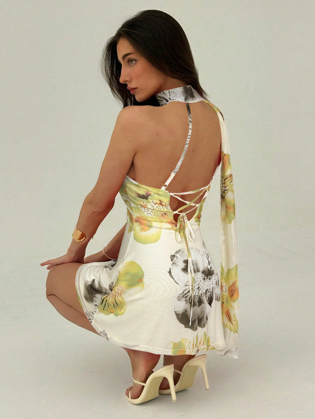 Rochie mini SHEIN, galben