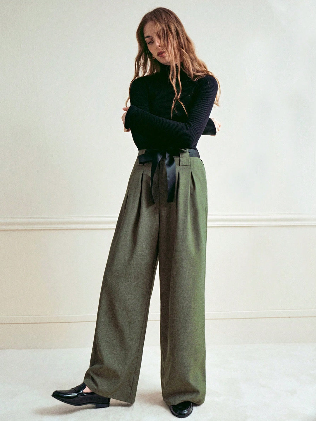 SHEIN nadrág, khaki