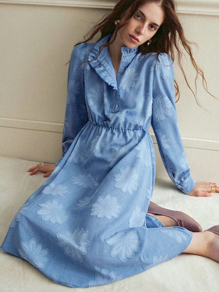 Rochie midi SHEIN, albastru