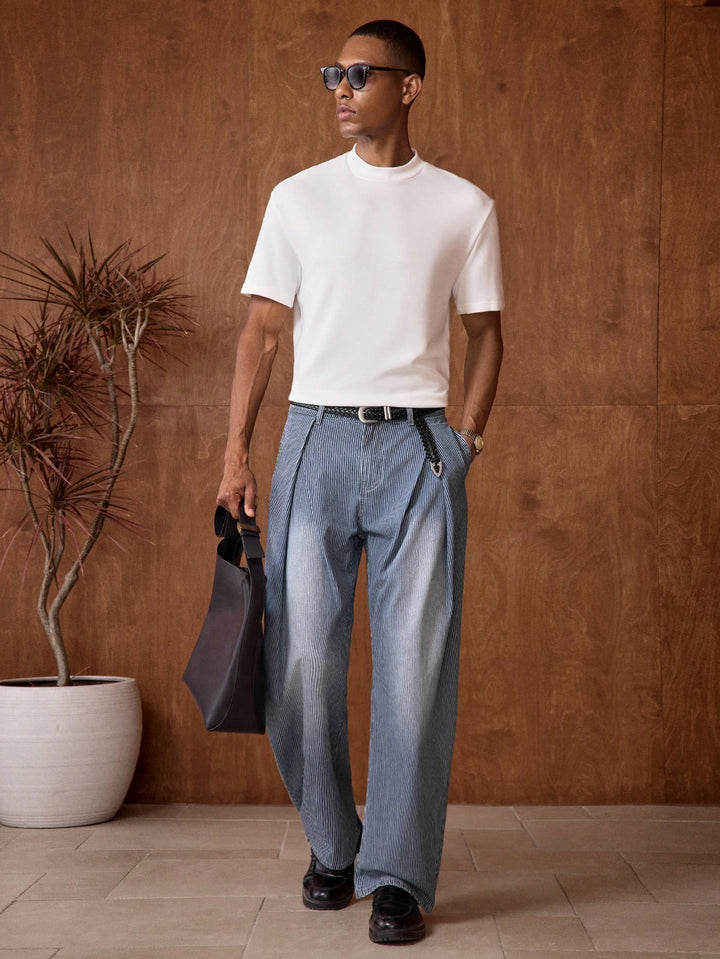 Pantalon SHEIN, albastru