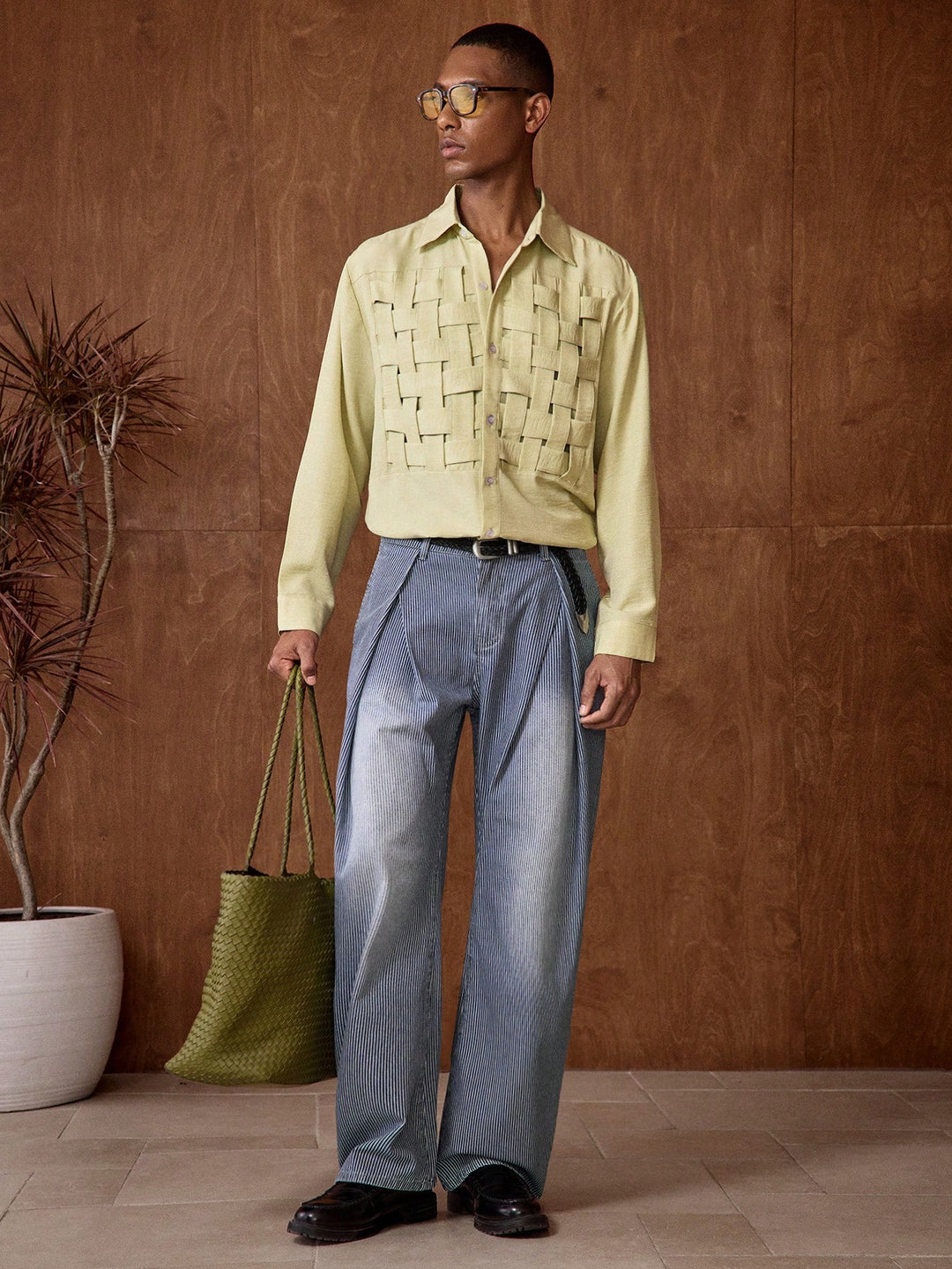 Pantalon SHEIN, albastru