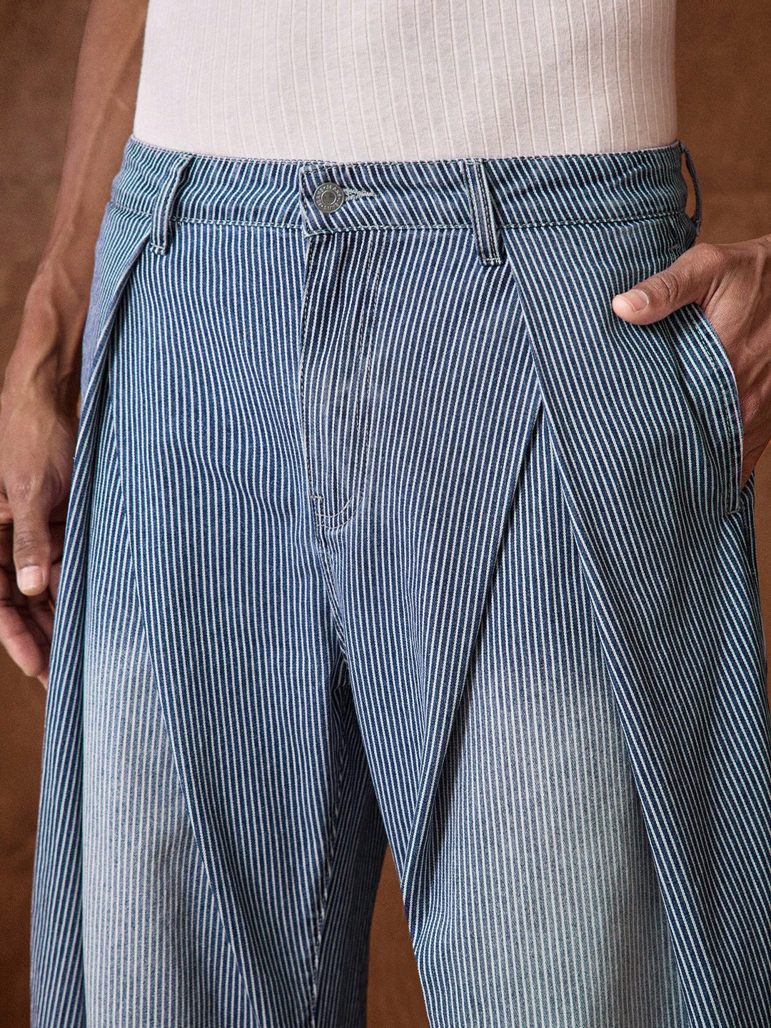 Pantalon SHEIN, albastru