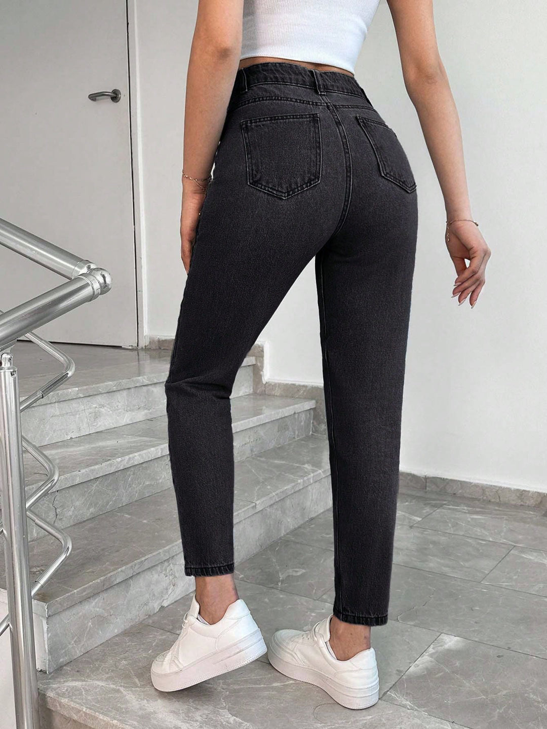 Jeans SHEIN, gri