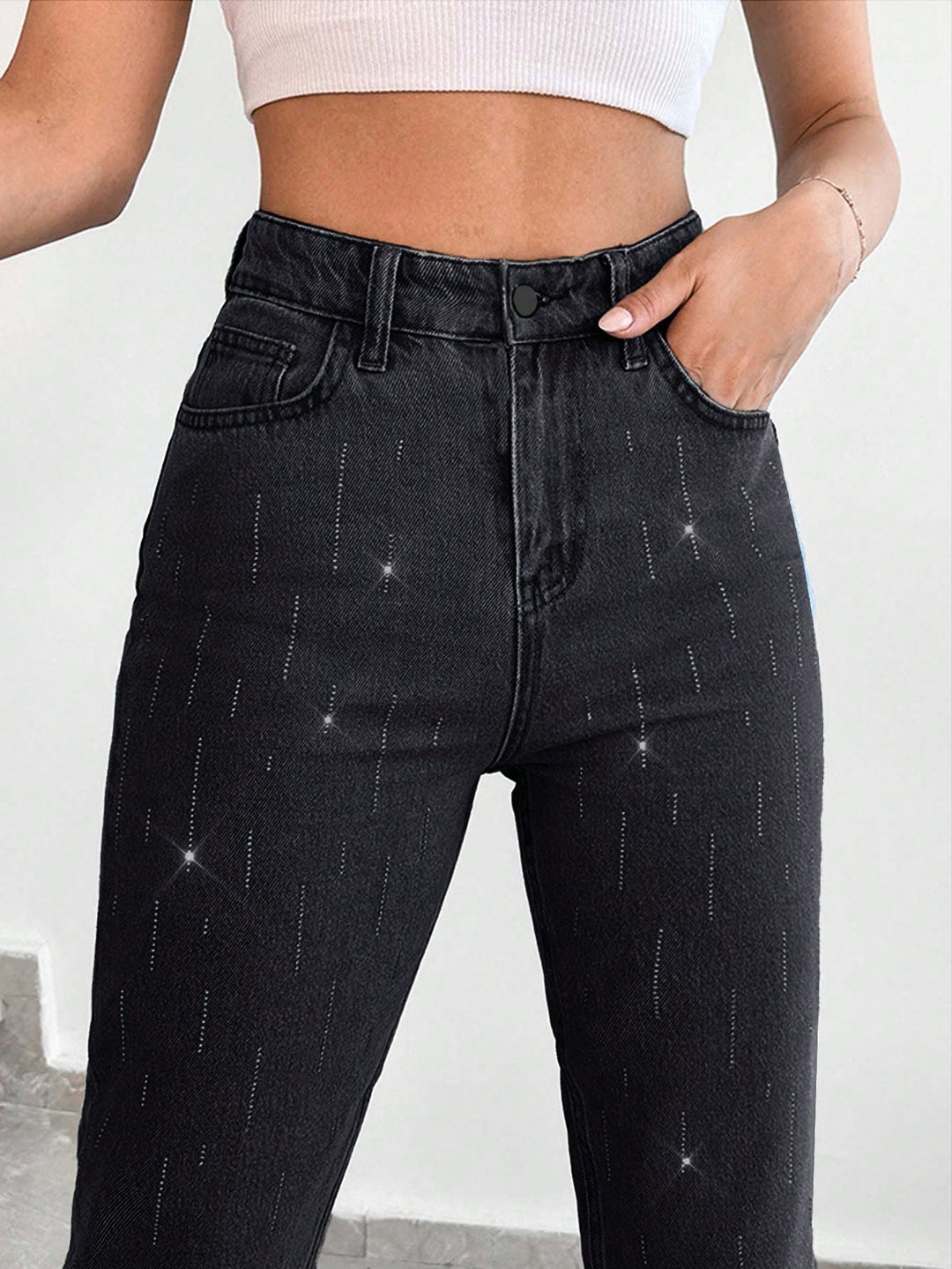 Jeans SHEIN, gri
