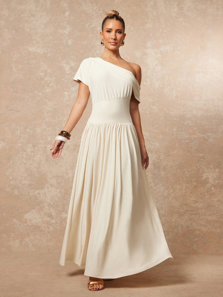 Rochie midi SHEIN, bej
