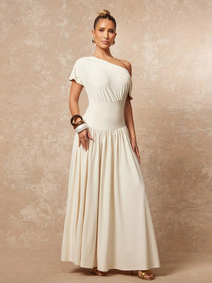 Rochie midi SHEIN, bej