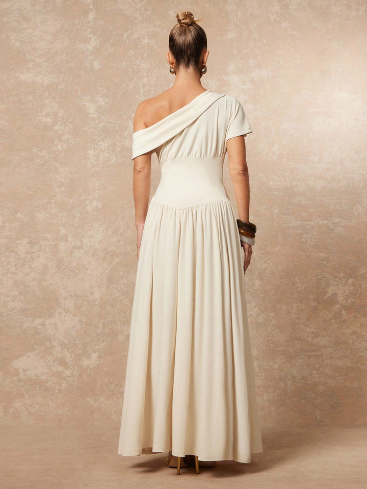 Rochie midi SHEIN, bej