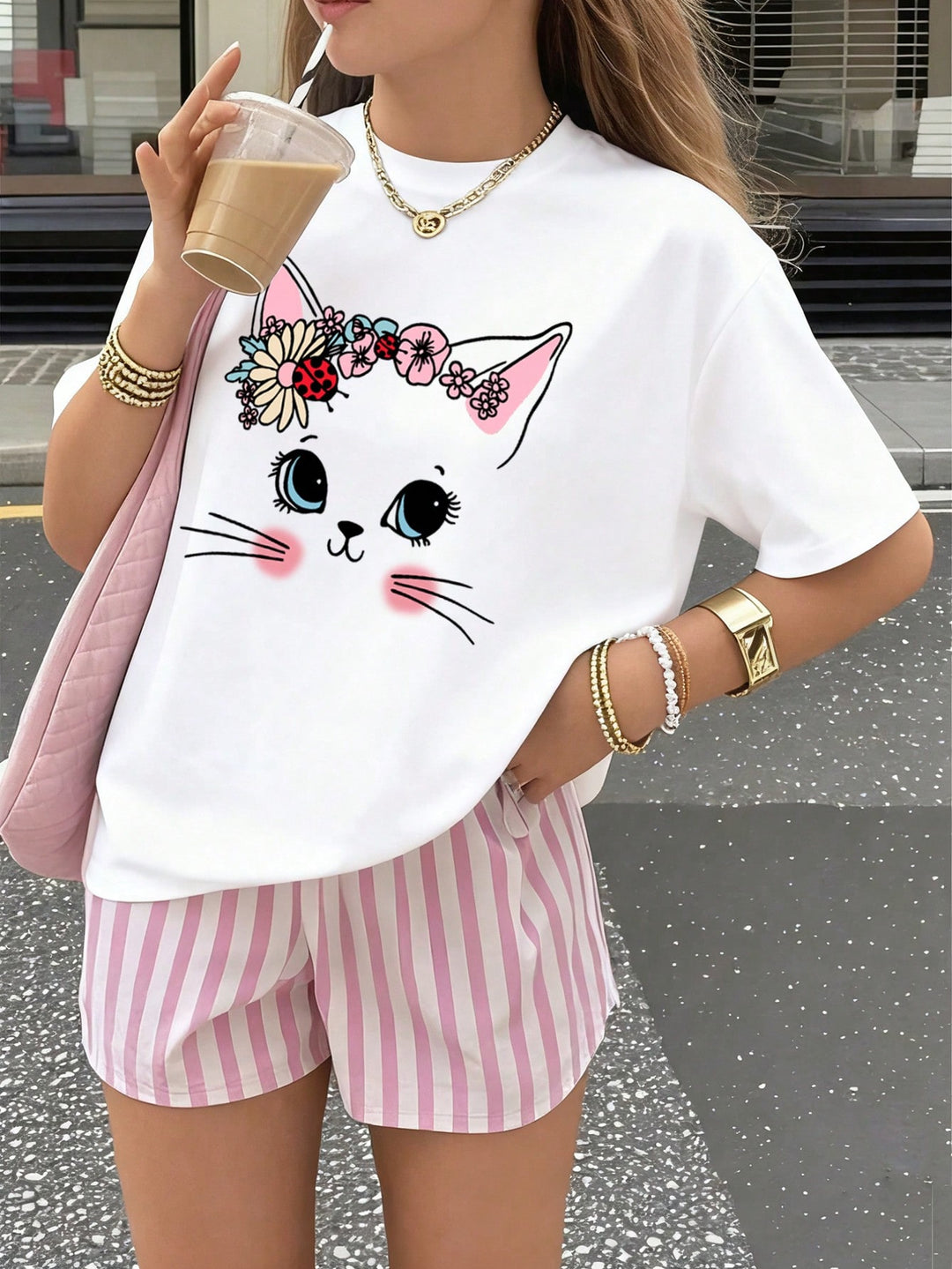 Tricou SHEIN, alb