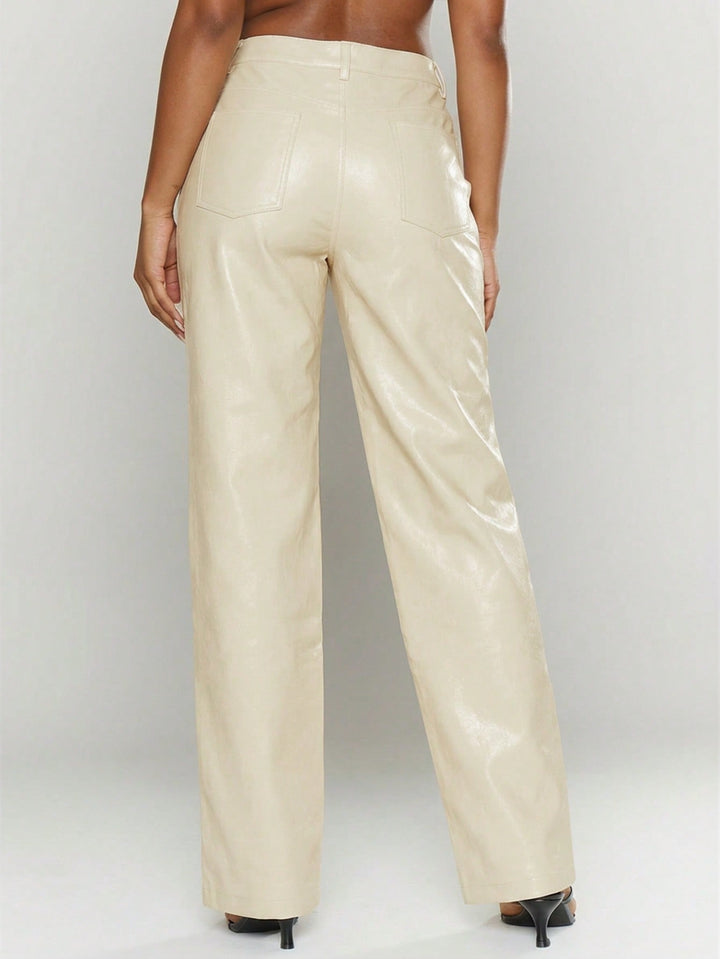 Pantaloni SHEIN, crem