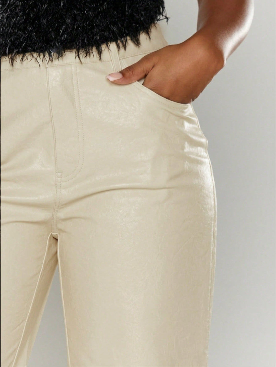 Pantaloni SHEIN, crem