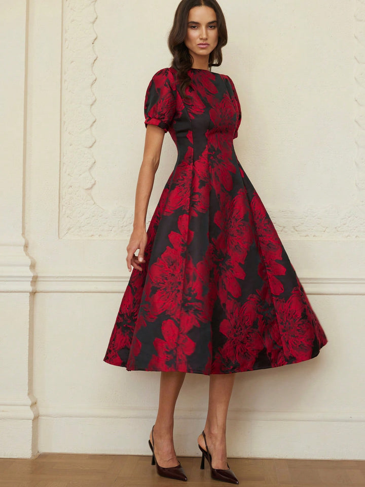 Rochie midi SHEIN, mix culori