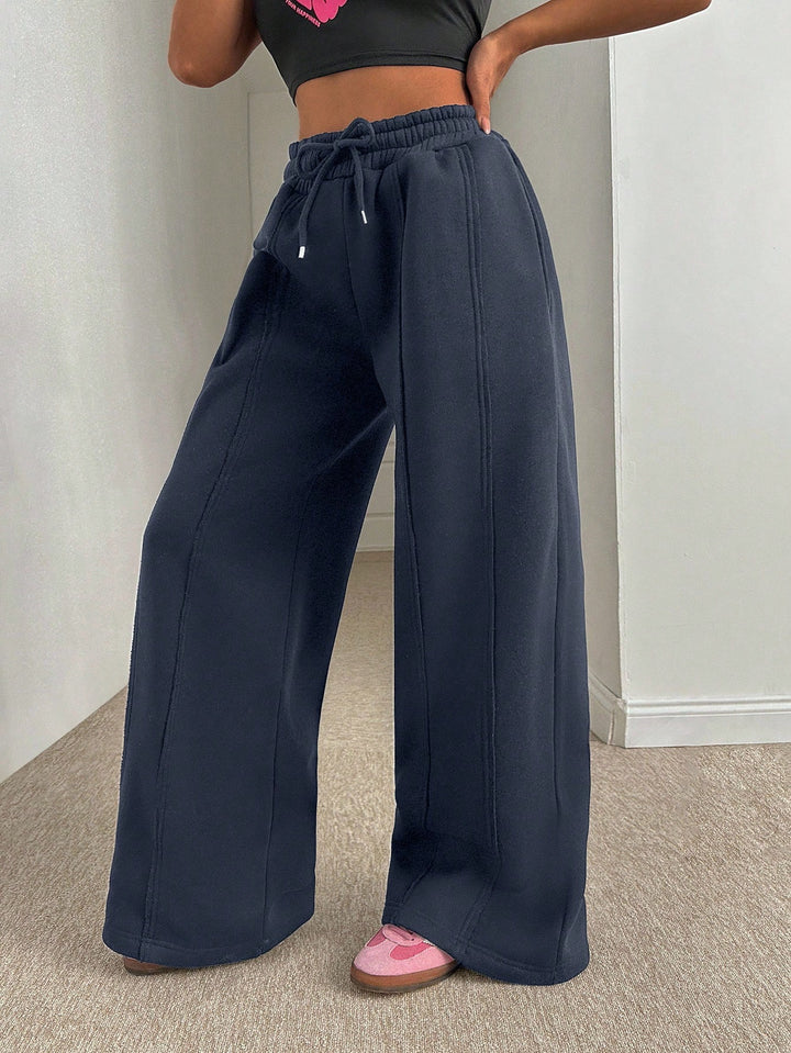 Pantaloni SHEIN, albastru